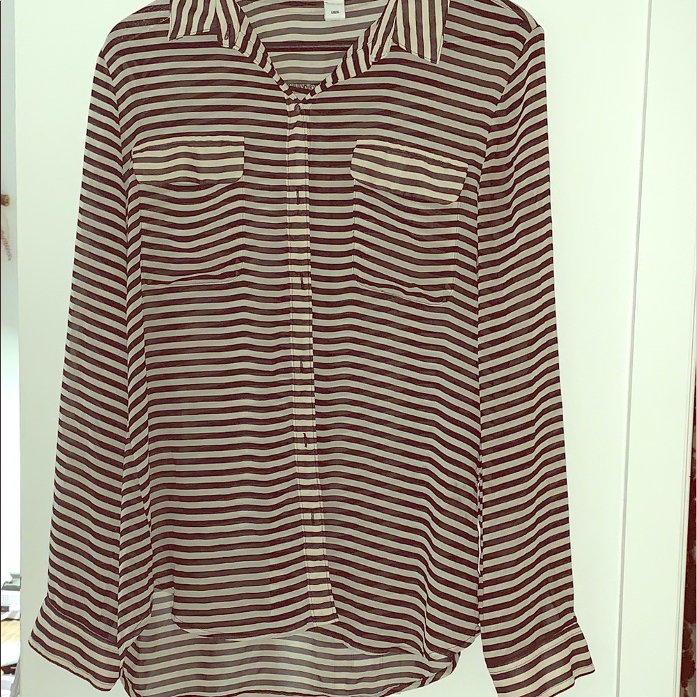 Old Navy Striped Blouse